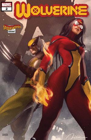 Wolverine #2 PAREL SPIDER-WOMAN cover