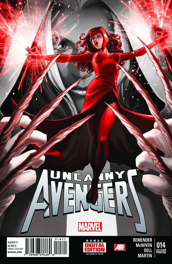 Uncanny Avengers #14 2ND PTG MCNIVEN cover