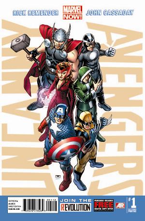Uncanny Avengers #1 2ND PTG CASSADAY cover