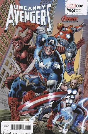 Uncanny Avengers #2 (OF 5) BRYAN HITCH AVENGERS 60TH cover