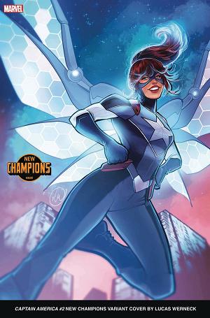 Captain America #2 LUCAS WERNECK NEW CHAMPIONS cover