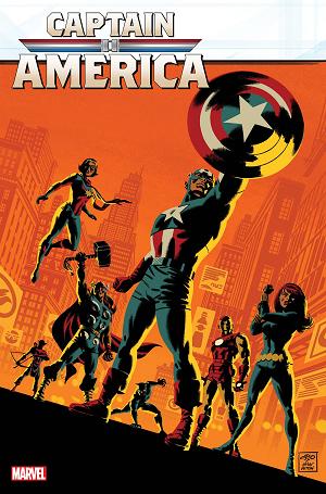 Captain America #1 MICHAEL CHO AVENGERS 60TH cover