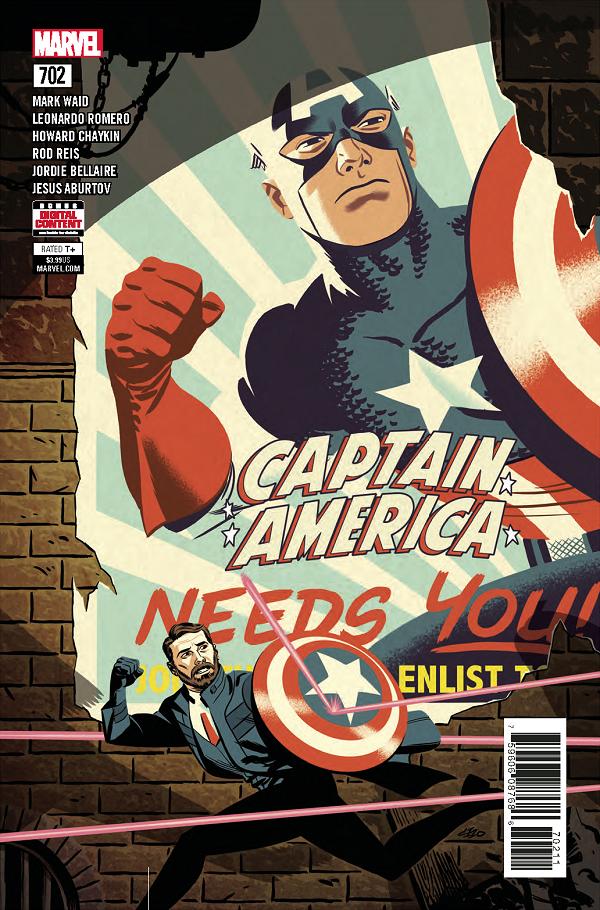 Captain America #702  cover