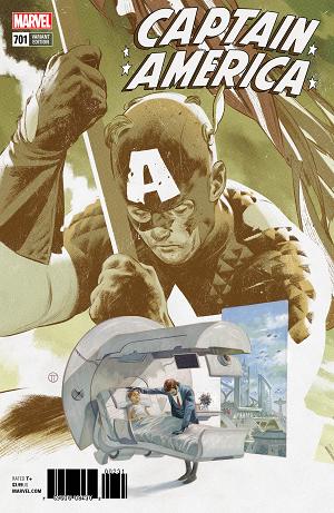 Captain America #701 TEDESCO CONNECTING cover