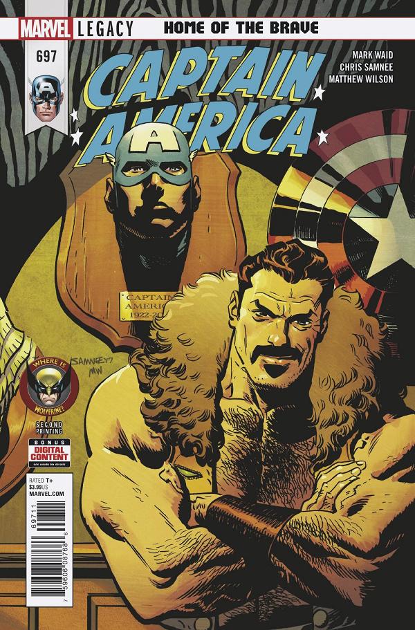 Captain America #697 2ND PTG SAMNEE cover
