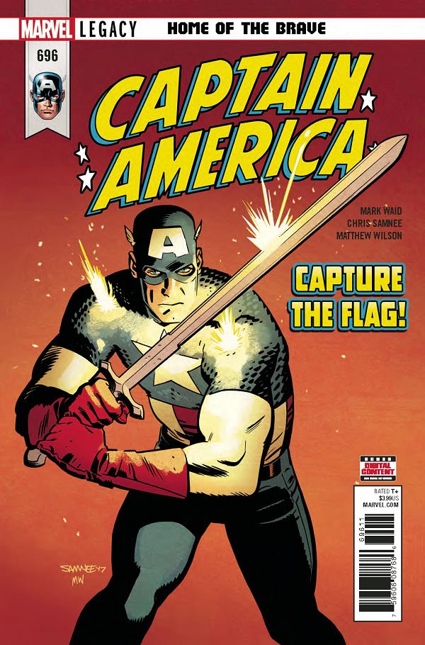 Captain America #696  cover