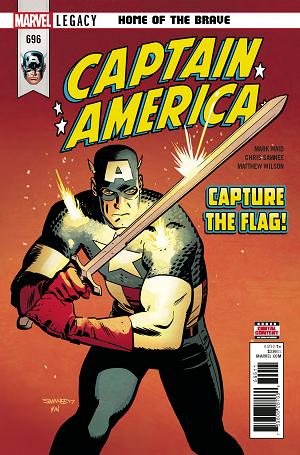 Captain America #696  cover