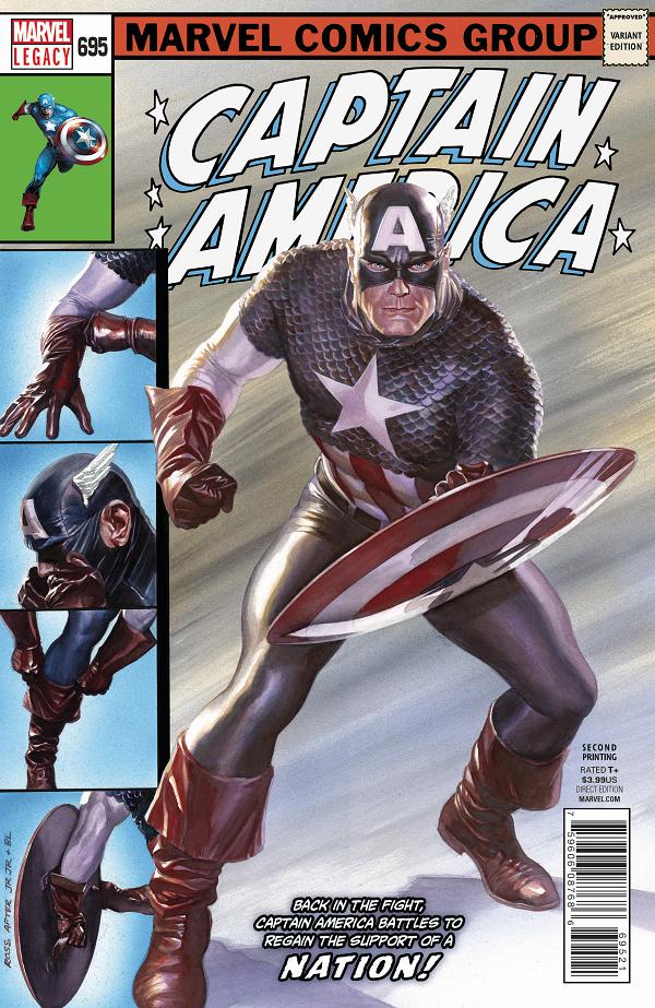 Captain America #695 2ND PTG ALEX ROSS cover