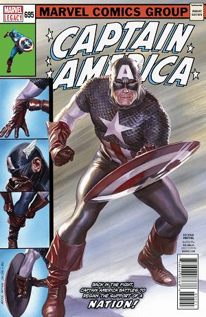 Captain America #695 2ND PTG ALEX ROSS cover