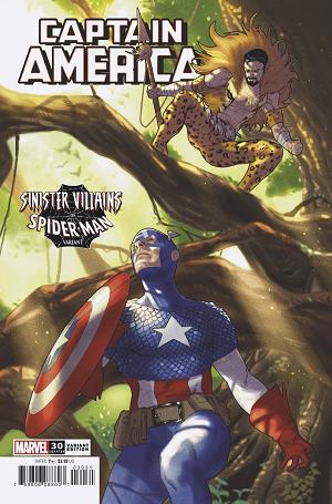 Captain America #30 CLARKE SPIDER-MAN VILLAINS cover