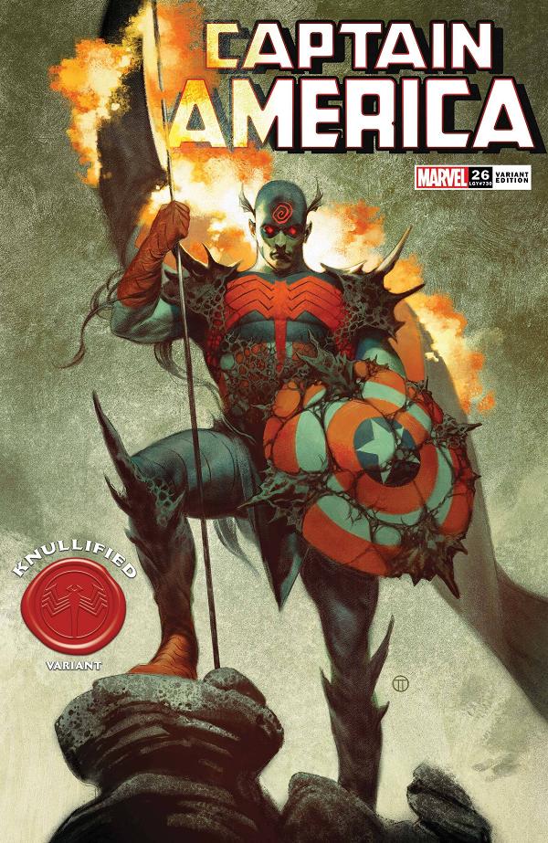 Captain America #26 TEDESCO KNULLIFIED cover