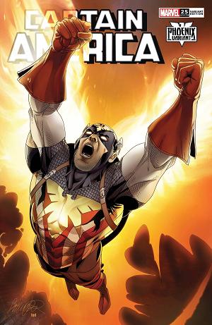 Captain America #25 LAROCCA CAPTAIN AMERICA PHOENIX cover