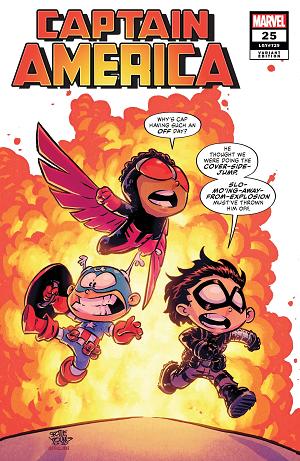 Captain America #25 YOUNG cover