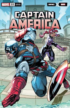 Captain America #24 MCGUINNESS FORTNITE cover