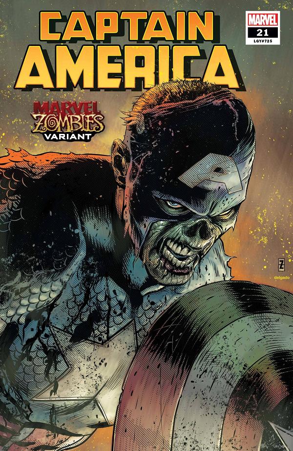 Captain America #21 ZIRCHER MARVEL ZOMBIES cover