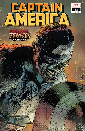 Captain America #21 ZIRCHER MARVEL ZOMBIES cover