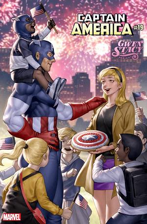 Captain America #19 YOON GWEN STACY cover