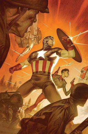 Captain America #12 TEDESCO MARVELS 25TH TRIBUTE cover