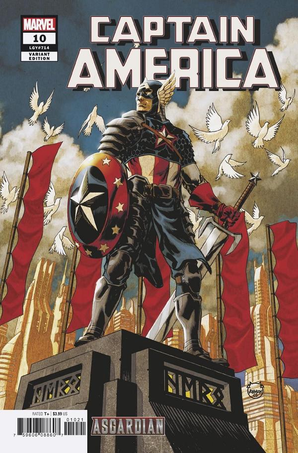 Captain America #10 JOHNSON ASGARDIAN cover