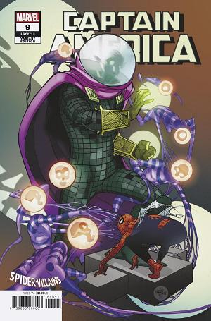 Captain America #9 FERRY SPIDER-MAN VILLAINS cover