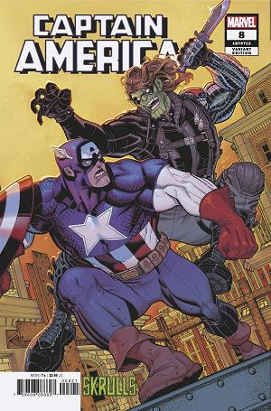 Captain America #8 LARRAZ SKRULLS cover