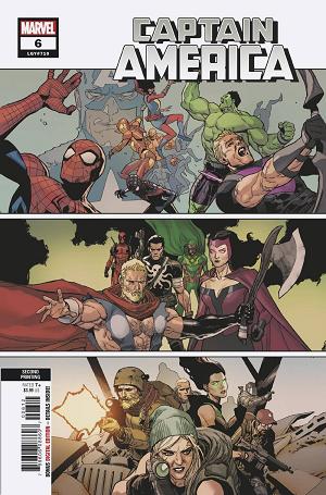 Captain America #6 2ND PTG YU cover