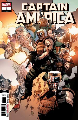 Captain America #2 3RD PTG YU cover