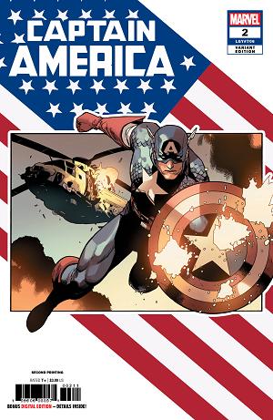 Captain America #2 2ND PTG YU cover