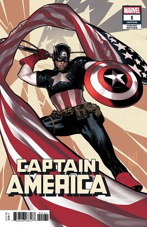 Captain America #1 HUGHES cover