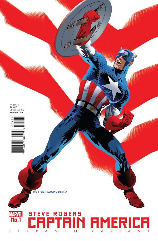 Captain America: Steve Rogers #1 STERANKO cover
