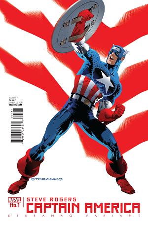 Captain America: Steve Rogers #1 STERANKO cover