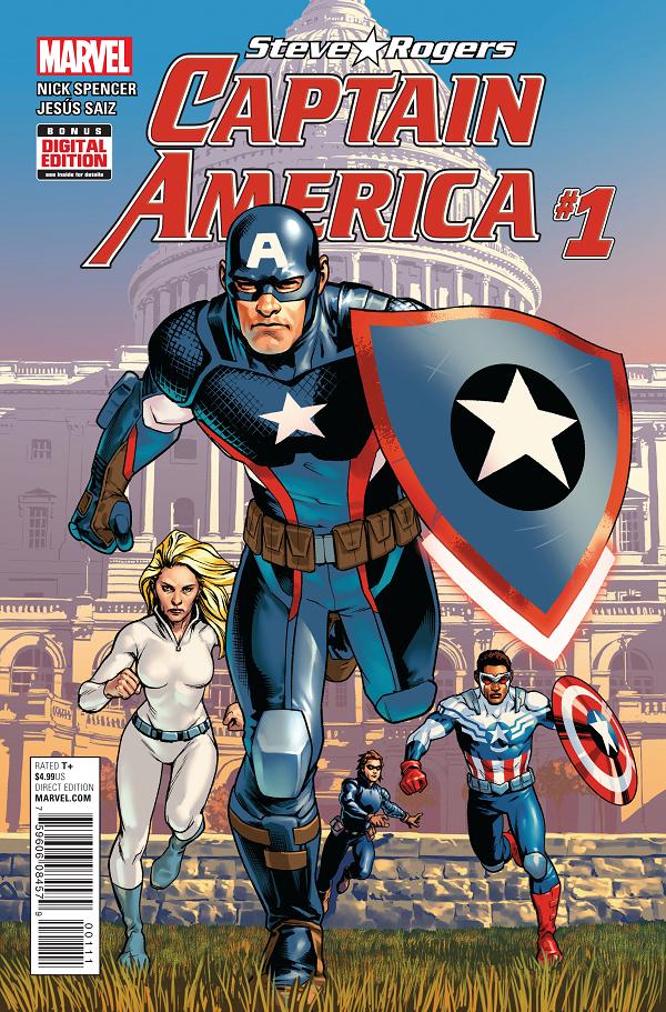 Captain America: Steve Rogers #1 cover
