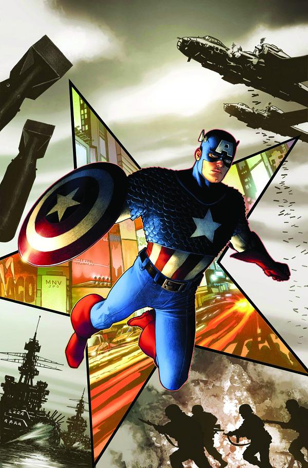 Captain America #1 variant cover by Steve McNiven