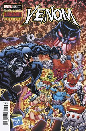 Venom #32 NICK BRADSHAW MICRONAUTS cover