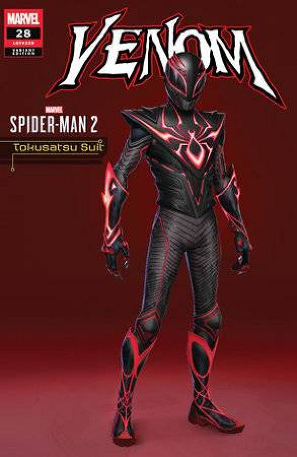 Venom #28 TOKUSATSU SUIT SPIDER-MAN 2 cover