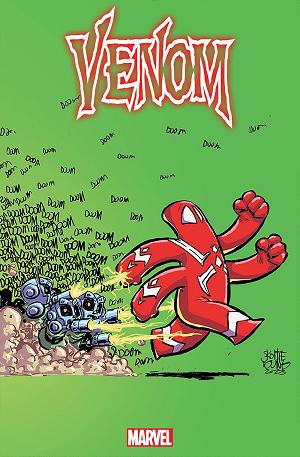 Venom #25 SKOTTIE YOUNG cover