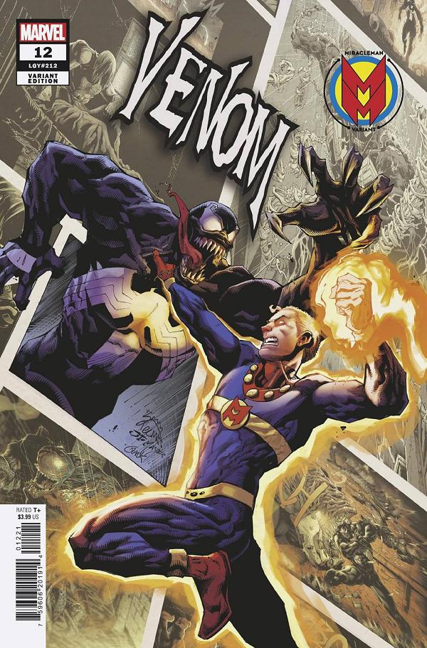 Venom #12 STEGMAN MIRACLEMAN cover