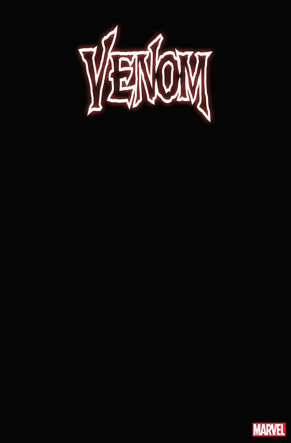 Venom #1 BLACK BLANK cover