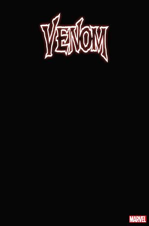 Venom #1 BLACK BLANK cover