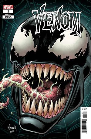 Venom #1 NAUCK HEADSHOT cover