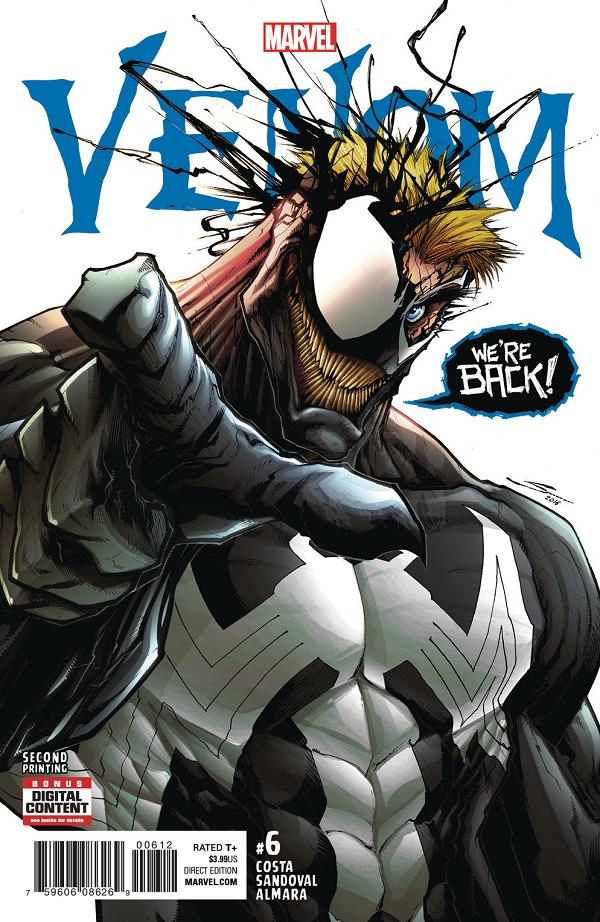 Venom #6 2ND PTG SANDOVAL cover