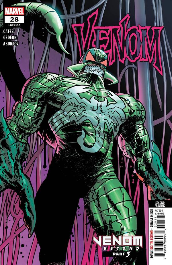 Venom #28 2ND PTG GEDEON cover