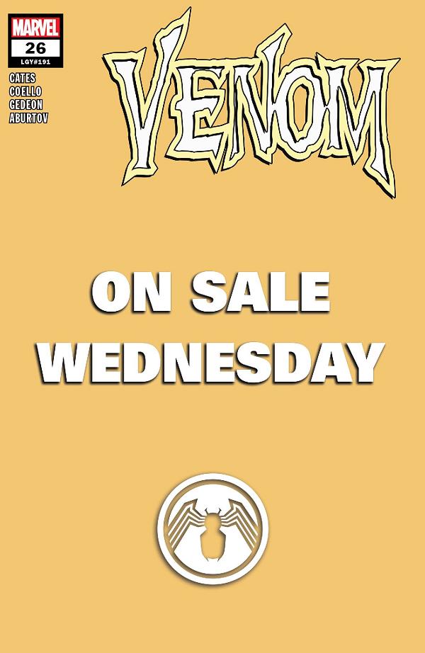 Venom #26 MARVEL WEDNESDAY cover