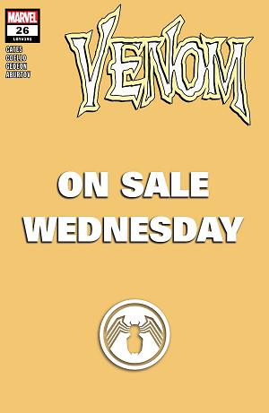 Venom #26 MARVEL WEDNESDAY cover