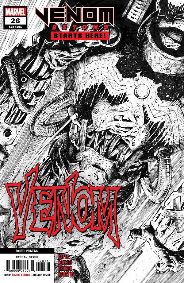 Venom #26 4TH PTG COELLO cover