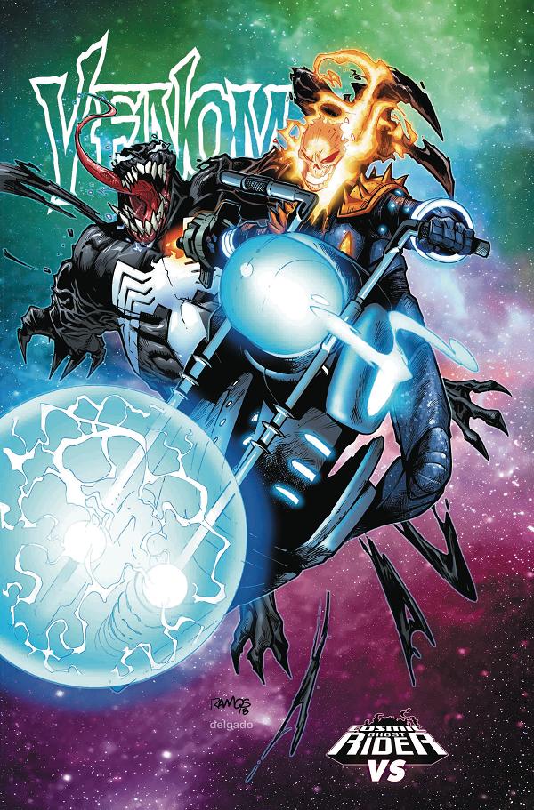 Venom #6 RAMOS COSMIC GHOST RIDER cover