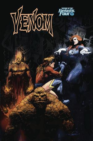 Venom #5 ZAFFINO RETURN OF FANTASTIC FOUR cover