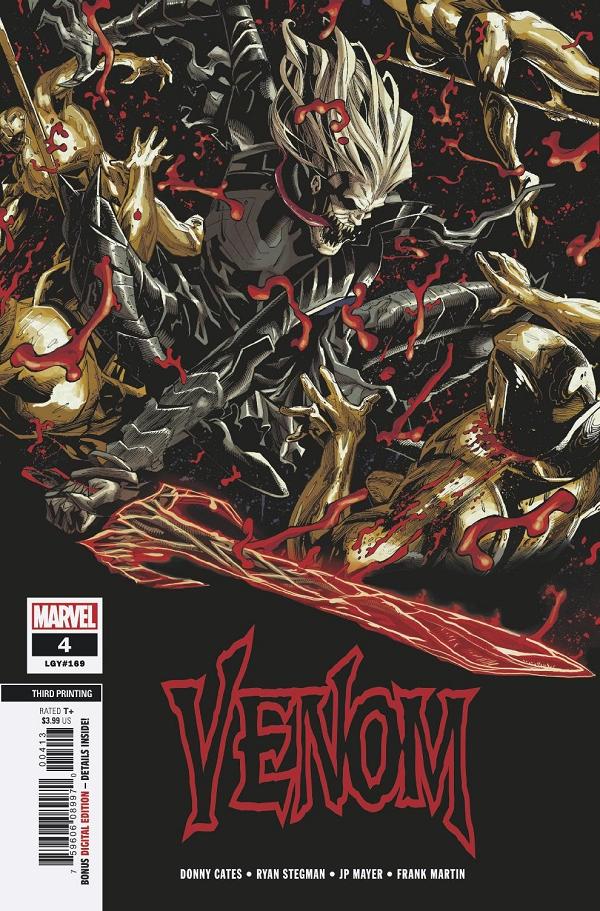 Venom #4 3RD PTG STEGMAN cover
