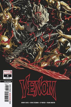 Venom #4 3RD PTG STEGMAN cover