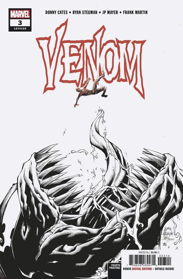 Venom #3 4TH PTG STEGMAN cover